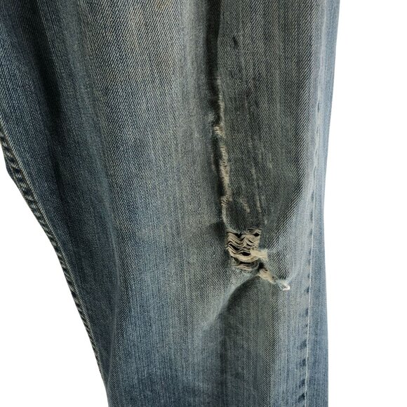 Levis Mens Jeans 559 Relaxed Straight Distressed Grunge 36x34 - Picture 4 of 11